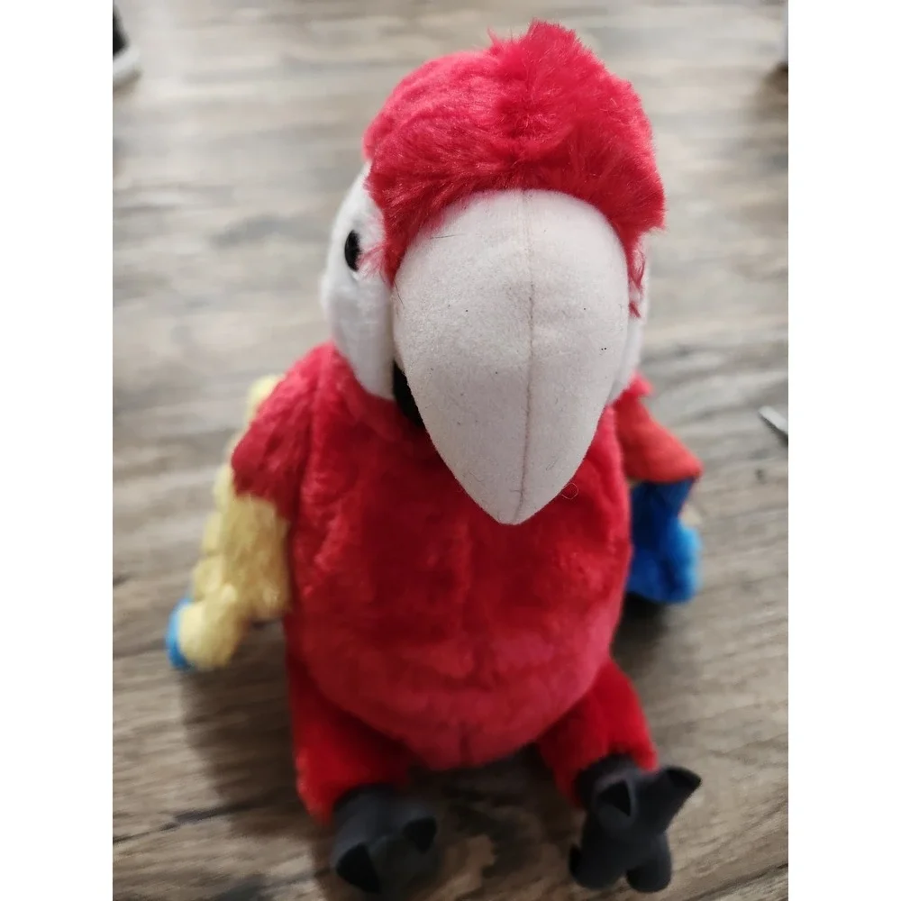 Scarlet Macaw Parrot Bird Red soft plush toy 12 Inch Wild Republic Rain Forest